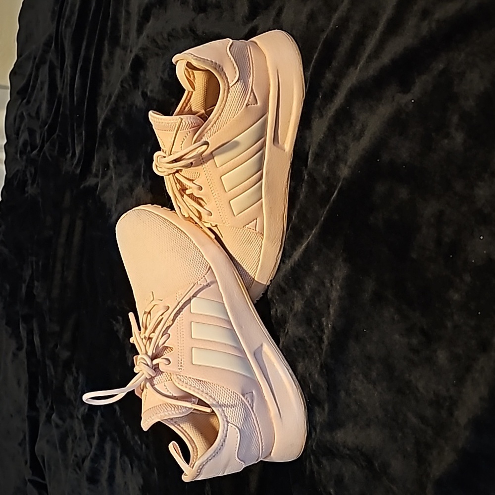 Pink adidas sneakers